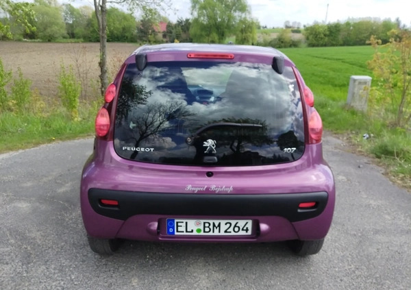 Peugeot 107 cena 15900 przebieg: 170000, rok produkcji 2014 z Brodnica małe 106